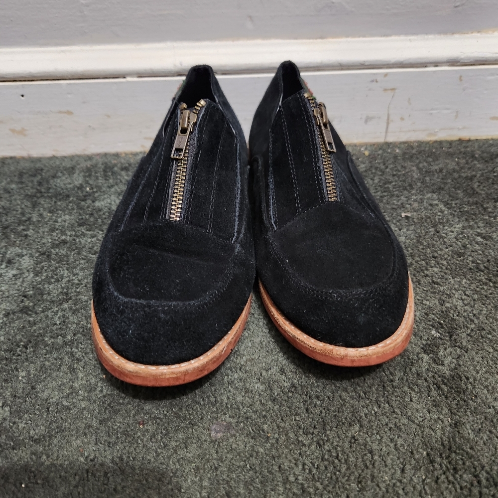 Gh Bass Zipper detail loafers